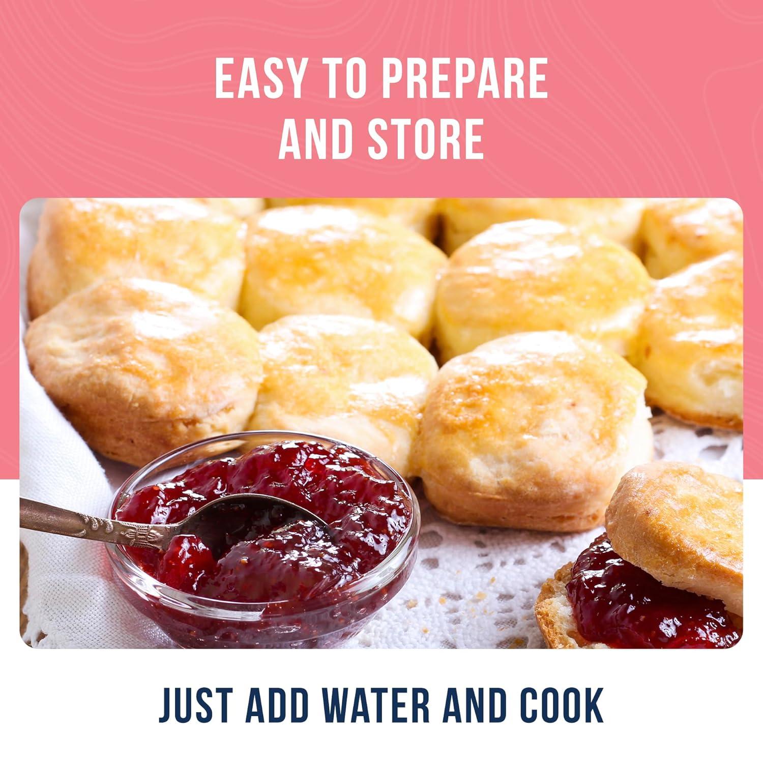 image:imageAugason Farms Bread and Roll Mix Can Emergency Food Supply 48 Servings 10 Year Shelf Life Makes 6 Loaves or 72 Bread Rolls for Prepared Meals Ready to EatHoney White Bread