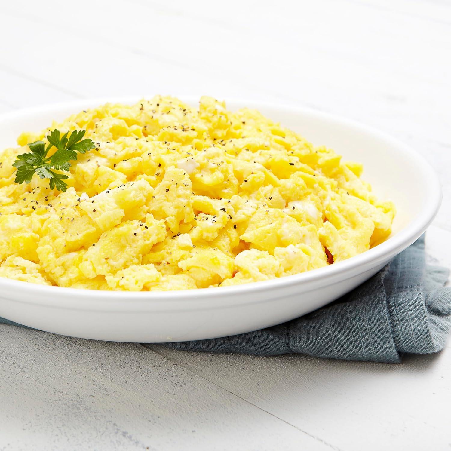 image:imageAugason Farms Pasteurized Scrambled Egg Mix Can Emergency Food Supply Dehydrated scrambled egg for Baking amp Camping Gluten Free Survival Food with Long Shelf Life 57 ServingsWhole Egg Product