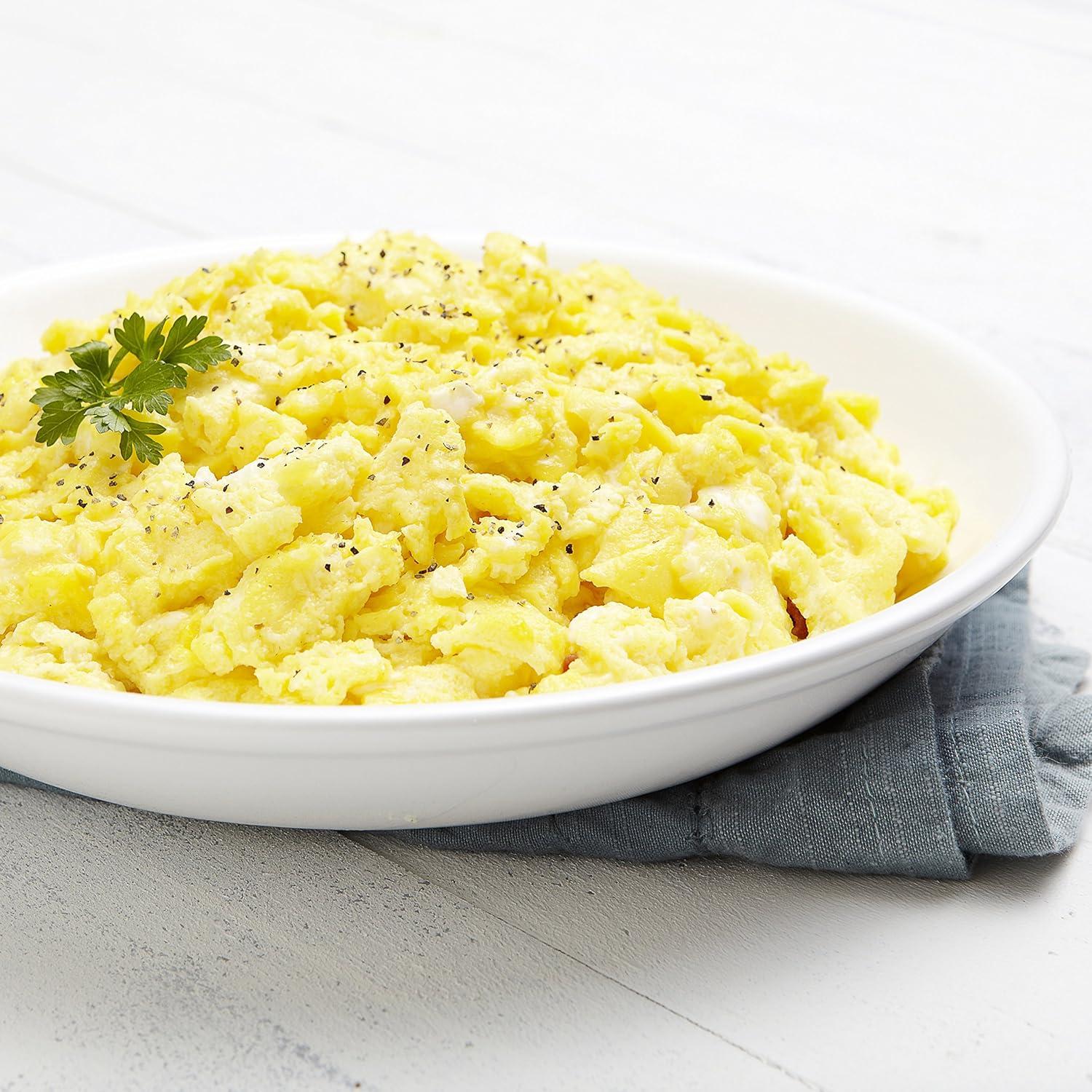 image:imageAugason Farms Pasteurized Scrambled Egg Mix Can Emergency Food Supply Dehydrated scrambled egg for Baking amp Camping Gluten Free Survival Food with Long Shelf Life 57 ServingsWhole Egg Product 11 Lbs