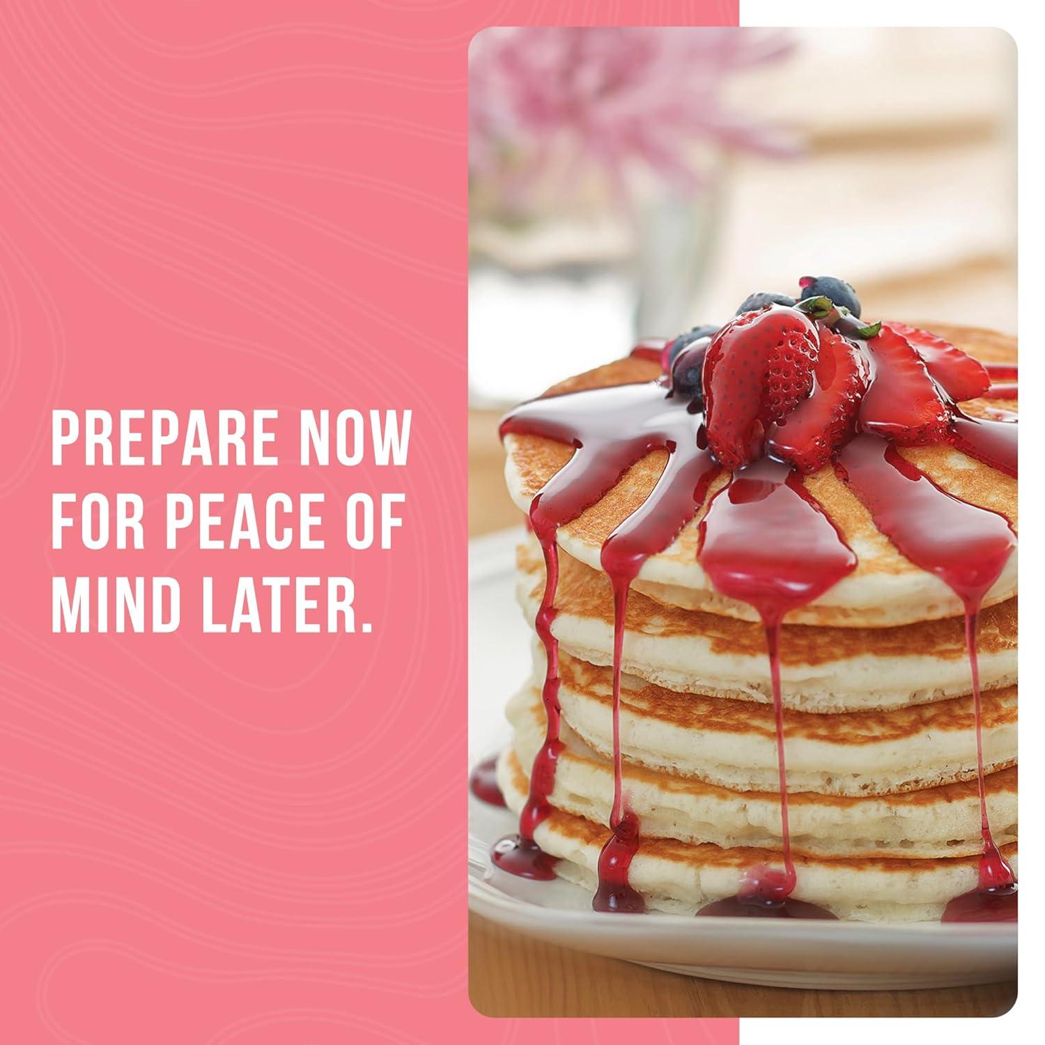 image:imageButtermilk Pancake and Waffle Mix Can Emergency Food Supply 33 Servings 10 Year Shelf Life Waffle and Pancake Mix Just Add Water Instant Breakfast Food52 Ounce Pack of 1