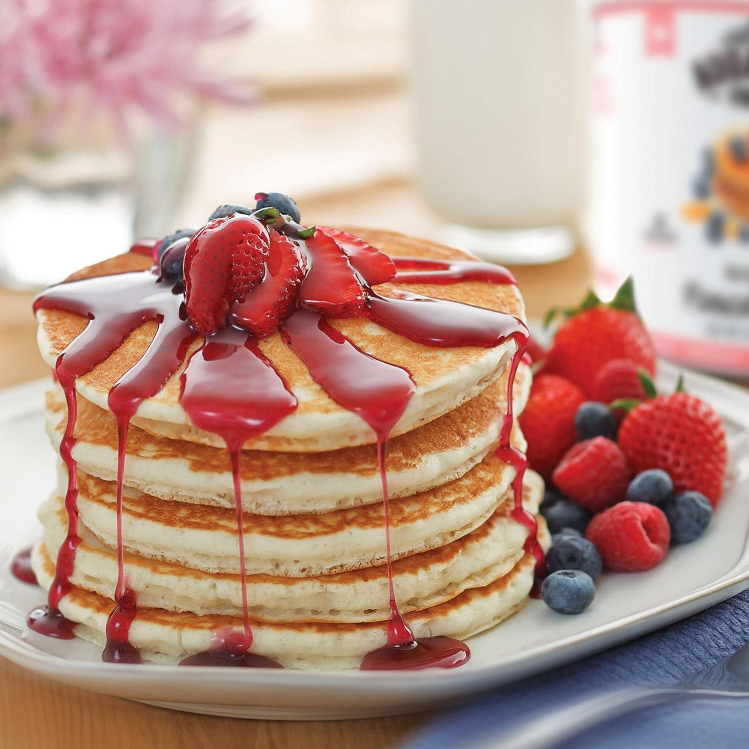 image:imageButtermilk Pancake and Waffle Mix Can Emergency Food Supply 33 Servings 10 Year Shelf Life Waffle and Pancake Mix Just Add Water Instant Breakfast Food16 Ounce Pack of 6