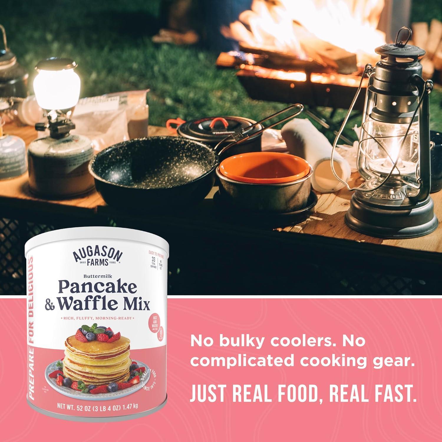 image:imageButtermilk Pancake and Waffle Mix Can Emergency Food Supply 33 Servings 10 Year Shelf Life Waffle and Pancake Mix Just Add Water Instant Breakfast Food52 Ounce Pack of 1