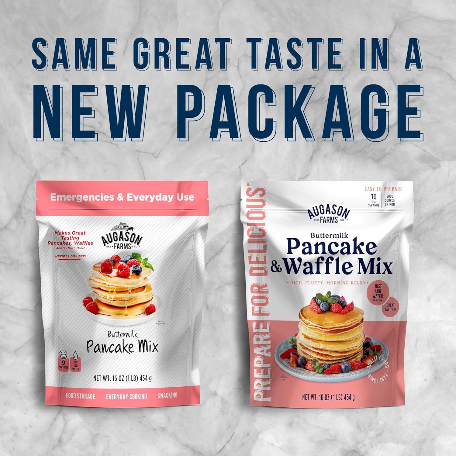 image:imageButtermilk Pancake and Waffle Mix Can Emergency Food Supply 33 Servings 10 Year Shelf Life Waffle and Pancake Mix Just Add Water Instant Breakfast Food16 Ounce Pack of 3