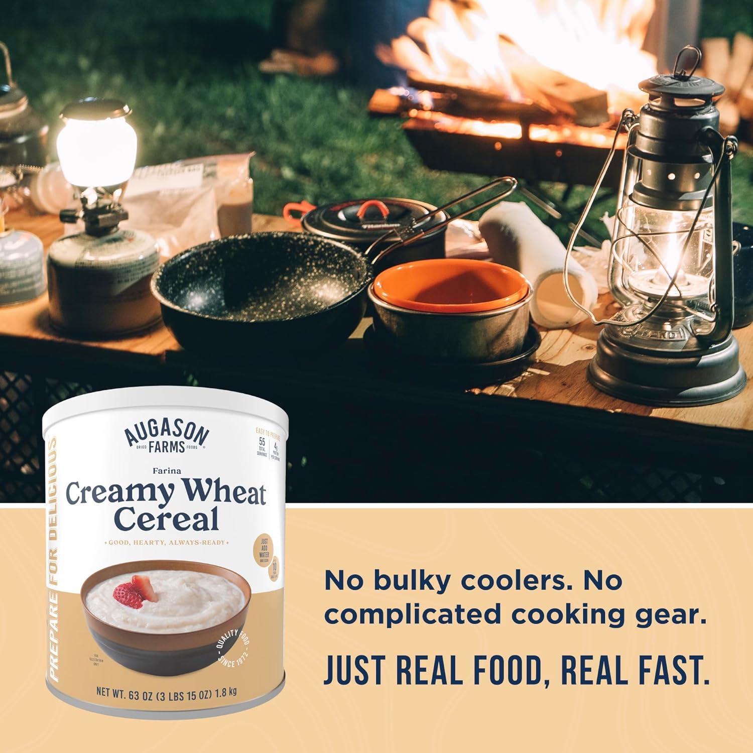 image:imageCreamy Wheat Cereal Can Emergency Food Supply 55 Servings 10 Year Shelf Life Instant Breakfast Food and Healthy SnackCreamy Wheat
