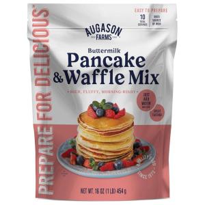 Buttermilk Pancake and Waffle Mix Can Emergency Food Supply, 33 Servings, 10 Year Shelf Life – Waffle and Pancake Mix Just Add Water, Instant Breakfast Food(16 Ounce (Pack of 6))