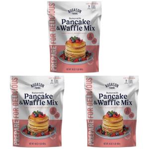 Buttermilk Pancake and Waffle Mix Can Emergency Food Supply, 33 Servings, 10 Year Shelf Life – Waffle and Pancake Mix Just Add Water, Instant Breakfast Food(16 Ounce (Pack of 3))