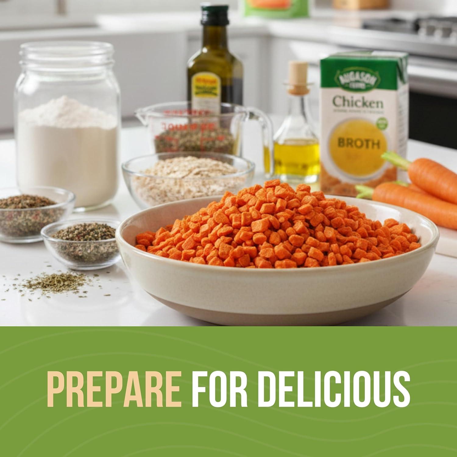 image:imageAugason Farms Dehydrated Diced Carrots Emergency Food Supply 216 Servings 25 Year Shelf Life Great for Cooking Baking and Snacks Dehydrated Meals Survival Food Camping Essentials Can