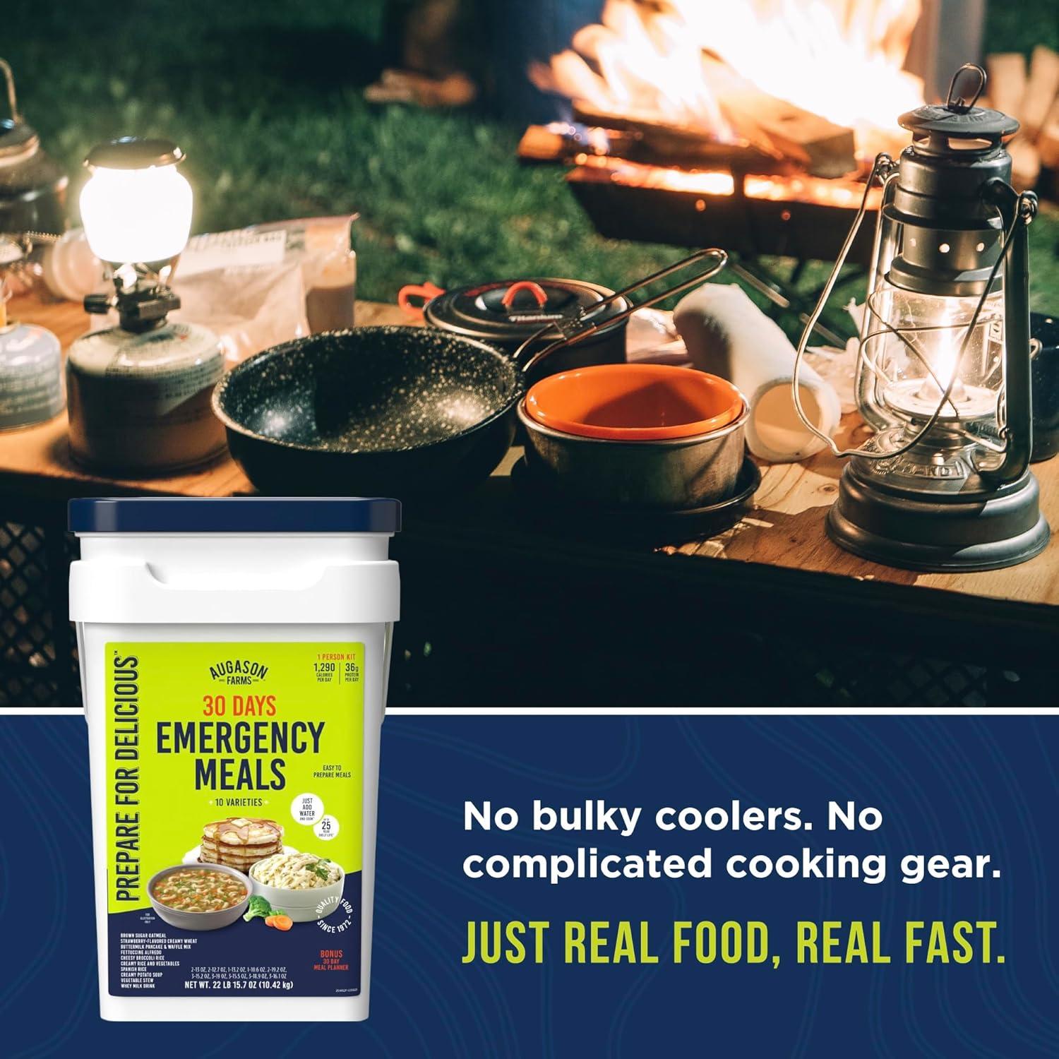 image:imageAugason Farms Freeze Dried Vegetable Variety Pail Emergency Food Supply Everyday Meals30 Day Deluxe Kit