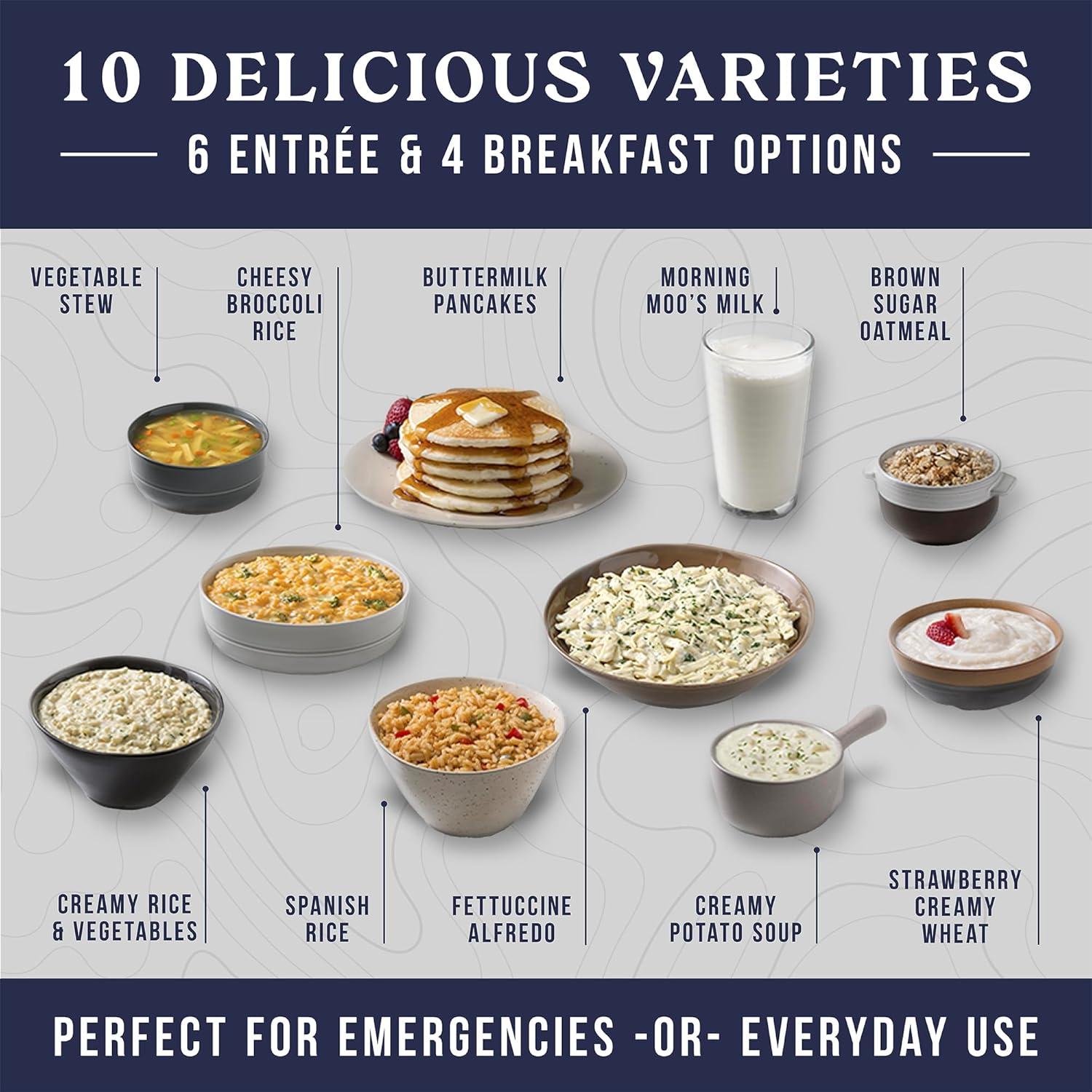 image:imageAugason Farms Freeze Dried Vegetable Variety Pail Emergency Food Supply Everyday Meals30 Day Deluxe Kit