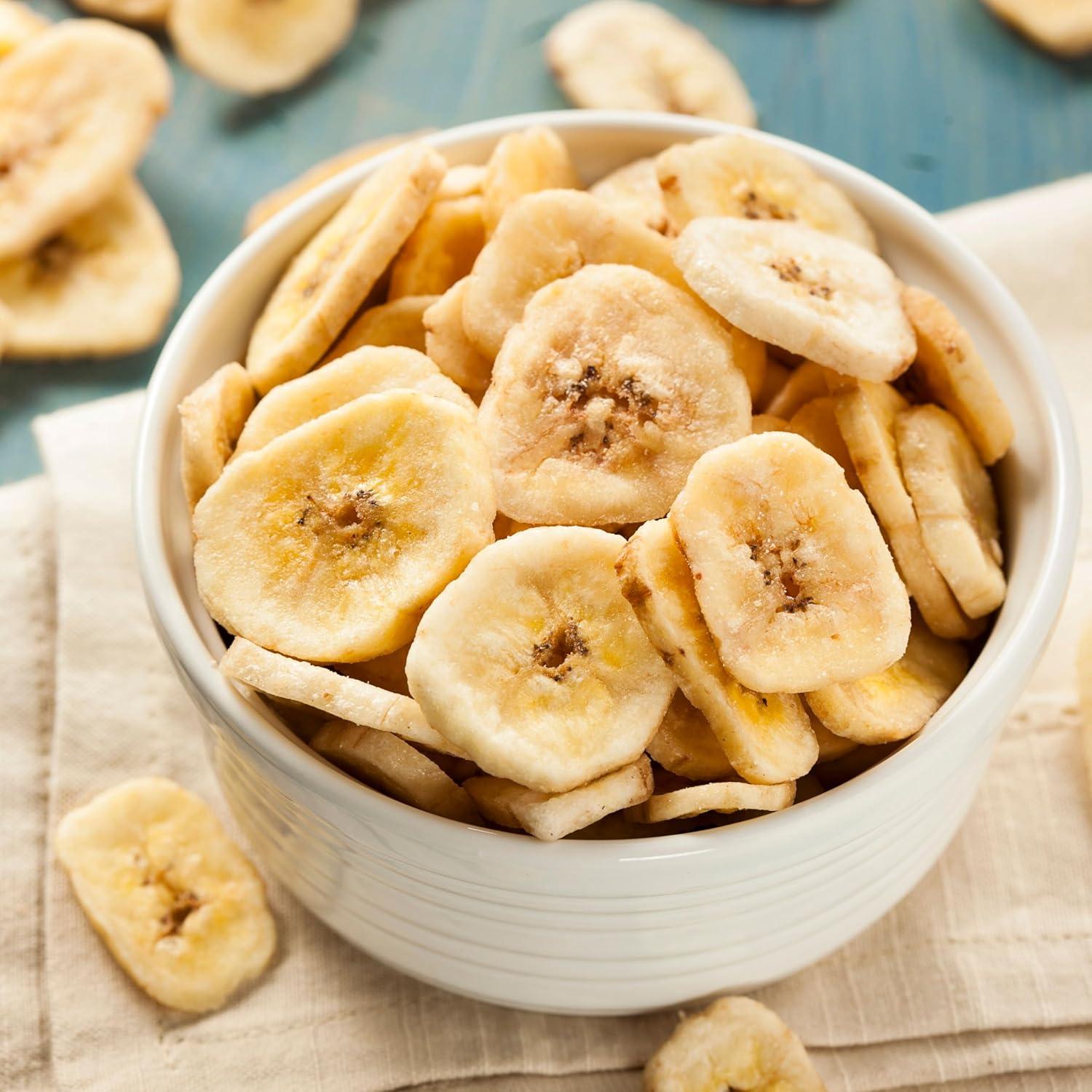 image:imageAugason Farms Sweetened Banana Chips Emergency Food Supply 31 Servings 10 Year Shelf Life Great for Cooking Baking and Snacks Dehydrated Meals Survival Food Camping Essentials CanBanana Chips 14 oz
