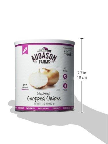 image:imageDehydrated Chopped Onions Emergency Food Supply 130 Servings 25 Year Shelf Life Great for Cooking and Baking Dehydrated Meals Survival Food Camping Essentials Can143 Pound Pack of 3
