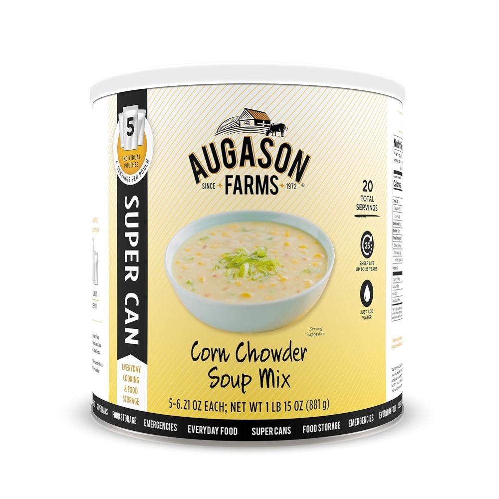 image:imageAugason Farms Cheesy Broccoli Soup Mix Can Emergency Food Supply Everyday Meals 38 ServingsCorn