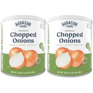 Dehydrated Chopped Onions Emergency Food Supply, 130 Servings, 25 Year Shelf Life, Great for Cooking and Baking – Dehydrated Meals, Survival Food Camping Essentials Can(1.43 Pound (Pack of 2))