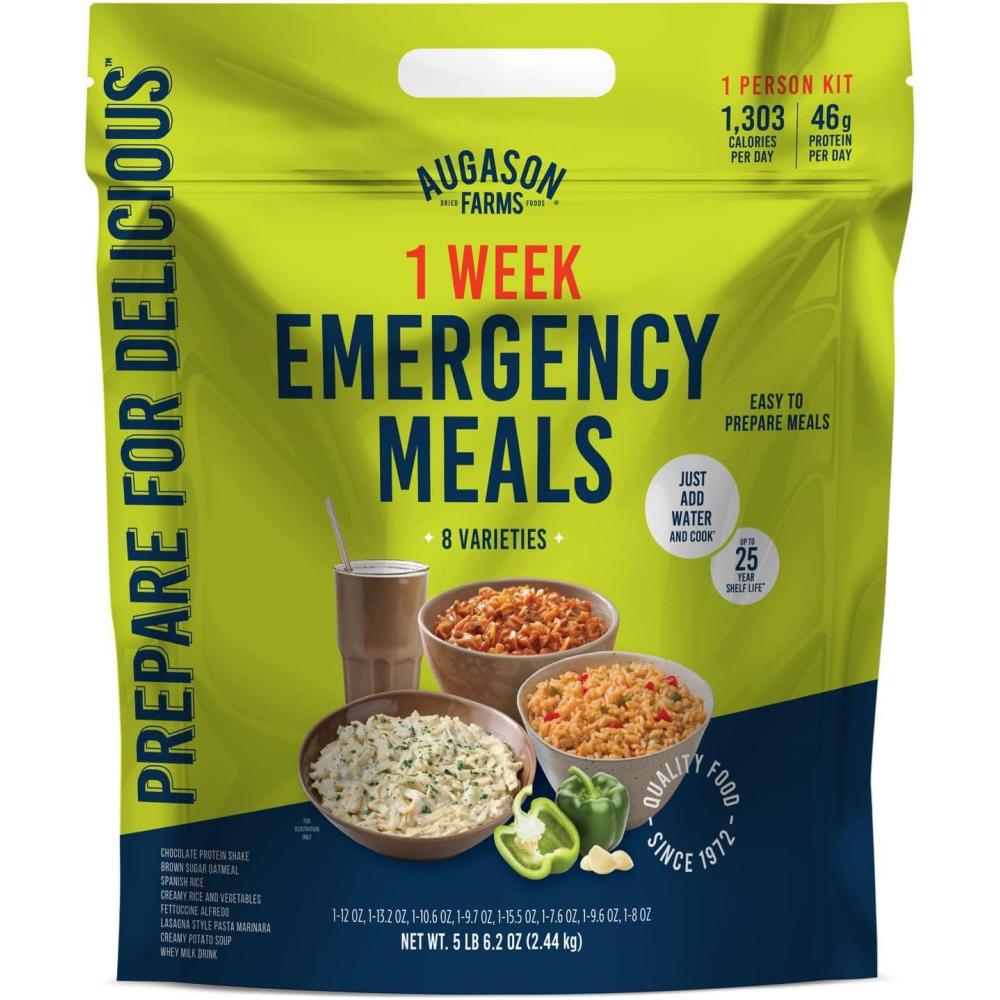 image:imageAugason Farms BE Ready 1Week Emergency Food Supply1 Week Deluxe Kit