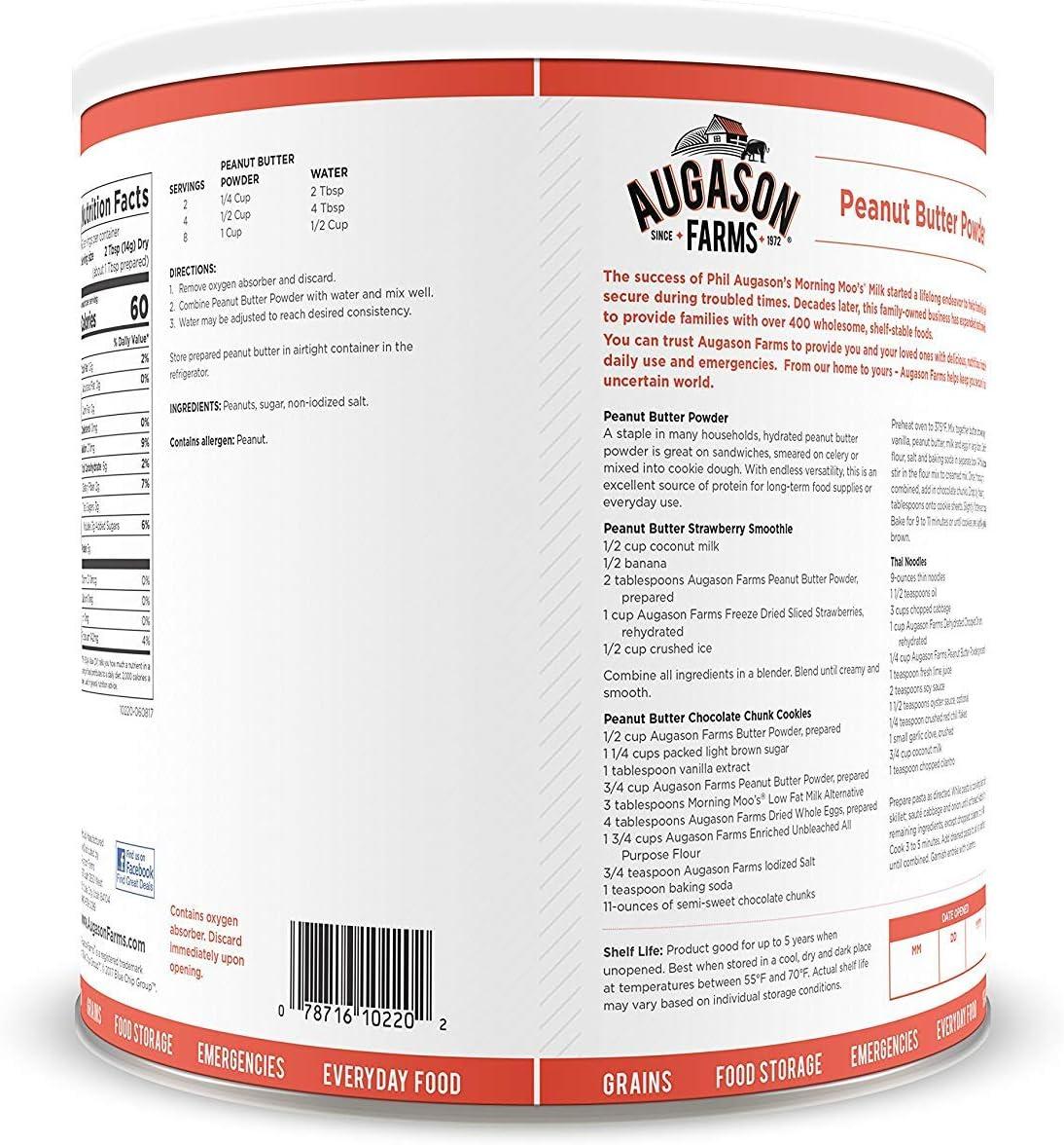 image:imageAugason Farms Peanut Butter Powder 2 lbs No 10 Can2 lb